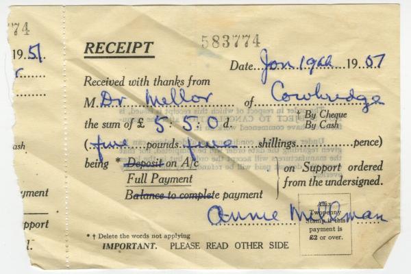 chs08976 x043 33 High St Annie Millman receipt c1951.jpg