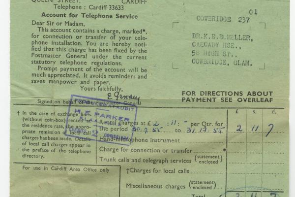 chs08996 x043 Caecady House telephone bill 1955.jpg