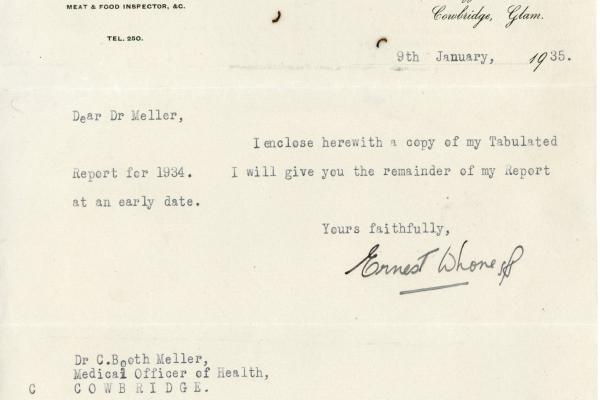 chs09014-1 x043 Sanitary Inspectors report for Cowbridge RDC letter 1934.jpg